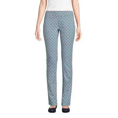 Lands' End Women's Tall Starfish Mid Rise Slim Leg Elastic Waist Pull On Pants 7 Lands' End Women's Tall Starfish Mid Rise Slim Leg Elastic Waist Pull On Pants - Image 7