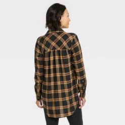 Women's Long Sleeve Button-Down Tunic Shirt - Knox Roseâ„¢