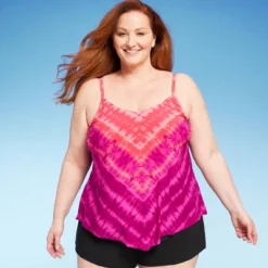 Women's UPF 50 V-Neck Angled Tankini Top - Aqua Green® -Trendy Women GUEST 3bf020df c569 452a 956f 0d84a2a389fa