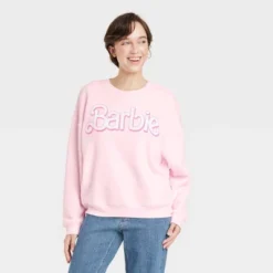 Women's Barbie Logo Graphic Sweatshirt - Pink -Trendy Women GUEST 3d3f9236 32a0 4d3b 9fed c58438398c5d