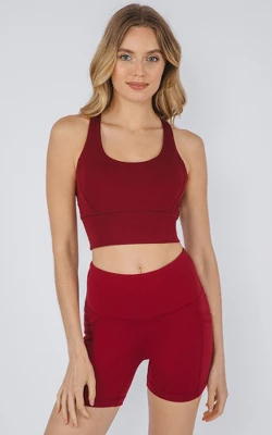 90 Degree By Reflex Womens Lux Racerback Longline Warrior Bra 4 90 Degree By Reflex Womens Lux Racerback Longline Warrior Bra - Image 4