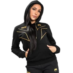 Venum Women's UFC Fight Night 2.0 Replica Pullover Hoodie - Champion -Trendy Women GUEST 3fd45664 86b6 422a b938 6d4612ae9a8d