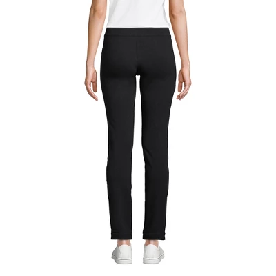 Lands' End Women's Tall Starfish Mid Rise Slim Leg Elastic Waist Pull On Pants 1 Lands' End Women's Tall Starfish Mid Rise Slim Leg Elastic Waist Pull On Pants