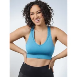 Leading Lady The Lea - Cooling Low-Impact Racerback Sports Bra -Trendy Women GUEST 43f2f780 f21e 4667 b48c bcb083a84987