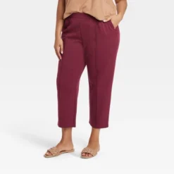 Women's High-Rise Regular Fit Tapered Ankle Knit Pants - A New Day™ 12 Women's High-Rise Regular Fit Tapered Ankle Knit Pants - A New Day™ -Trendy Women GUEST 45201eb4 1dc8 40a6 9257 448aac94cf09