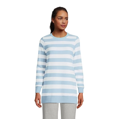 Lands' End Women's Serious Sweats Crewneck Long Sleeve Sweatshirt Tunic 6 Lands' End Women's Serious Sweats Crewneck Long Sleeve Sweatshirt Tunic - Image 6