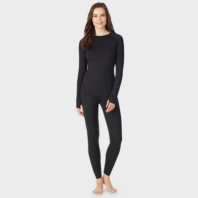 Warm Essentials By Cuddl Duds Women's Active Thermal Crewneck Top 2 Warm Essentials By Cuddl Duds Women's Active Thermal Crewneck Top - Image 2