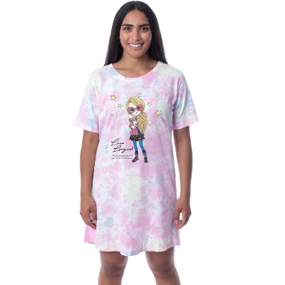 Harry Potter Womens' Luna Lovegood Character Nightgown Sleep Pajama Shirt Multicolored 3 Harry Potter Womens' Luna Lovegood Character Nightgown Sleep Pajama Shirt Multicolored - Image 3