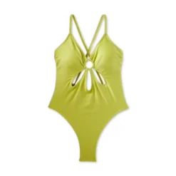 Women's Ring Front Cut Out One Piece Swimsuit - Wild Fable™ Green -Trendy Women GUEST 4769e5c8 178f 4a82 9bd1 80f8cdd2413b