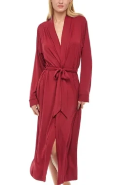 Women's Classic Soft Knit Long Lounge Robe With Pockets -Trendy Women GUEST 479329ff 24be 4000 be06 55d04a39a9c0