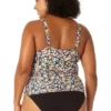 Anne Cole Plus - Women's Twist Front Underwire Tankini Swim Top