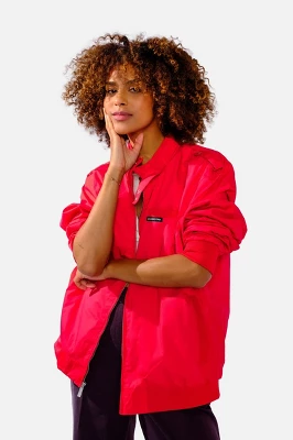 Members Only Women's Classic Iconic Racer Oversized Jacket 9 Members Only Women's Classic Iconic Racer Oversized Jacket - Image 9