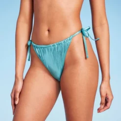 Women's Foil Strappy Extra High Leg Super Cheeky Bikini Bottom - Wild Fable™ Teal Blue 17 Women's Foil Strappy Extra High Leg Super Cheeky Bikini Bottom - Wild Fable™ Teal Blue -Trendy Women GUEST 4b668b4e d9d7 44b6 b666 428ced852e4a