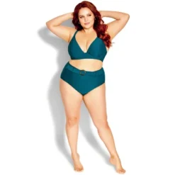Women's Plus Size Java Bikini Brief - Teal | CITY CHIC -Trendy Women GUEST 4d0436ea fb69 4b15 8093 12caf10f5bb7