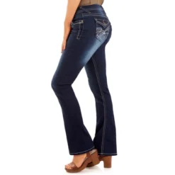 WallFlower Women's Legendary Bootcut Mid-Rise Insta Stretch Juniors Jeans (Standard And Plus)
