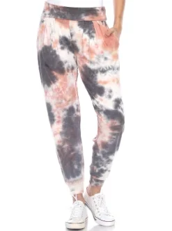 Women's Tie Dye Harem Pants With Pockets - White Mark 13 Women's Tie Dye Harem Pants With Pockets - White Mark -Trendy Women GUEST 5224205c 42c7 46a5 a174 586221b94f6d
