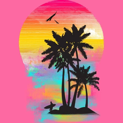 Women's Design By Humans Color Of Summer By Clingcling Racerback Tank Top 1 Women's Design By Humans Color Of Summer By Clingcling Racerback Tank Top