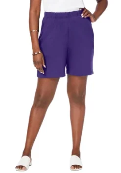 Jessica London Women’s Plus Size Soft Ease Knit Shorts -Trendy Women GUEST 54166bad 3264 43e2 bd24 2ecfcd11239c