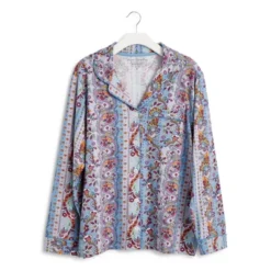 Vera Bradley Long-Sleeved Button Pajama Top 8 Vera Bradley Long-Sleeved Button Pajama Top -Trendy Women GUEST 549b2668 e279 4a9a 96a9 ec6a528b8f34