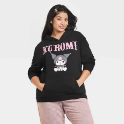 Women's Sanrio Kuromi Graphic Hoodie - Black -Trendy Women GUEST 55bb3b0b ba9f 4da4 8a5a f65955de8a06