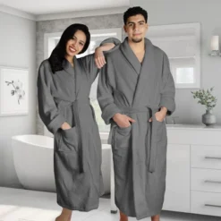 Women's Ultra-Absorbent Cotton Bathrobe By Blue Nile Mills -Trendy Women GUEST 56cc4ac1 cf73 4165 a094 f5e08e0d1b6d 1