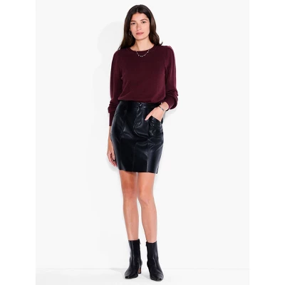 NIC + ZOE Faux Leather Slim Skirt 8 NIC + ZOE Faux Leather Slim Skirt - Image 8