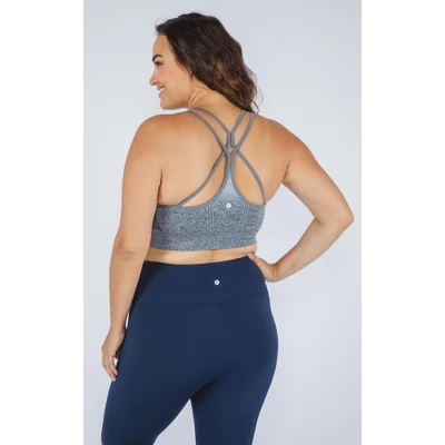 90 Degree By Reflex Womens Plus Seamless Cross Back Back Seamless Sports Bra 2 90 Degree By Reflex Womens Plus Seamless Cross Back Back Seamless Sports Bra - Image 2