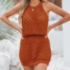 Women's Crochet Cover-Up Dress - Cupshe