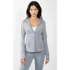 Yogalicious - Women's Slim Fit Hooded Track Jacket -Trendy Women GUEST 5974fd2c 57ce 4f6a 94a6 f8bd189c1d6d