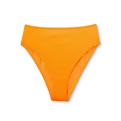Women's Ribbed High Waist High Leg Extra Cheeky Bikini Bottom - Wild Fable™ Orange -Trendy Women GUEST 59a82bb2 3703 429a bffb eade39b36dba