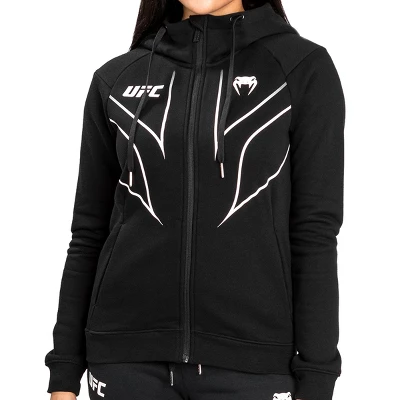 Venum Women's UFC Fight Night 2.0 Replica Full Zip Hoodie - Black 2 Venum Women's UFC Fight Night 2.0 Replica Full Zip Hoodie - Black - Image 2