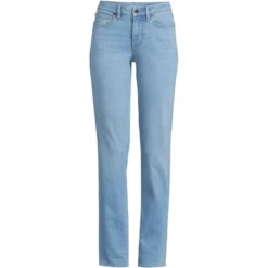 Lands' End Lands' End Women's Tall Recover Mid Rise Boyfriend Blue Jeans -Trendy Women GUEST 5ba60add 37af 41e0 b467 5986b82bae34