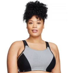 Glamorise Womens Custom Control Sports Wirefree Bra 1166 Black/Grey 9 Glamorise Womens Custom Control Sports Wirefree Bra 1166 Black/Grey -Trendy Women GUEST 5e899d06 d4ac 4e21 944a 4efd4c7f6e29