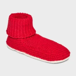 Women's Marled Knit Faux Shearling Lined Booties With Grippers - Stars Above™ 4-10 -Trendy Women GUEST 5f92bfc1 c4d5 4d6a 9f4a 49d1519d03ba