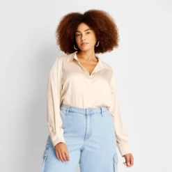 Women's Long Sleeve Button-Front Shirt - A New Day™ 16 Women's Long Sleeve Button-Front Shirt - A New Day™ -Trendy Women GUEST 61d17851 9aaa 4964 bd5d b758a99c0de3