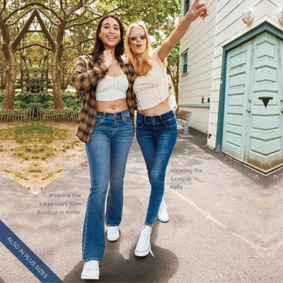 WallFlower Women's Legendary Bootcut Mid-Rise Insta Stretch Juniors Jeans (Standard And Plus) 7 WallFlower Women's Legendary Bootcut Mid-Rise Insta Stretch Juniors Jeans (Standard And Plus) - Image 7