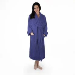 Women's Ultra-Absorbent Cotton Bathrobe By Blue Nile Mills -Trendy Women GUEST 62ae5e37 6bfa 4be9 bcef 97989a83db94