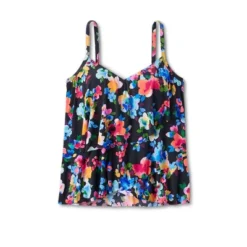 Women's UPF 50 V-Neck Angled Tiered Tankini Top - Aqua Green® -Trendy Women GUEST 63c6a206 cd8f 4459 9bec db0bfbf5953a