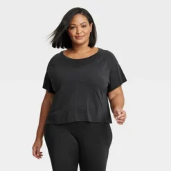 Women's Core Boxy Athletic T-Shirt - All In Motion™ -Trendy Women GUEST 6421c9e1 4326 44da 827d adf445a4bd26