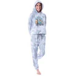 Star Wars Mandalorian Baby Yoda & Ahsoka Tano Womens' Cropped Hoodie Pajama Jogger Set Grey -Trendy Women GUEST 64d09526 5e83 4bfe 990c be08f4dd78ad