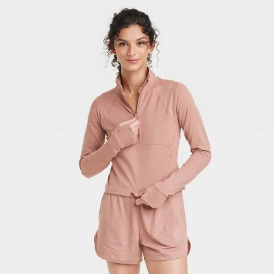 Women's 1/2 Zip Jacket - All In Motion™ 6 Women's 1/2 Zip Jacket - All In Motion™ - Image 6