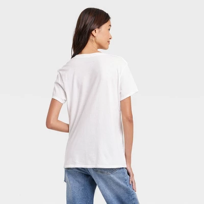 Women's Barbie "Kenough" Short Sleeve Graphic T-Shirt - White 1 Women's Barbie "Kenough" Short Sleeve Graphic T-Shirt - White