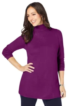 Jessica London Women’s Plus Size Cotton Cashmere Turtleneck 27 Jessica London Women’s Plus Size Cotton Cashmere Turtleneck -Trendy Women GUEST 6f5779e8 6331 4eea 95f5 0cd3c732229f