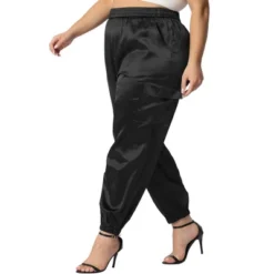 Agnes Orinda Women's Plus Size Cargo Elastic Waist Athleisure Ankle Length Satin Joggers Pant 13 Agnes Orinda Women's Plus Size Cargo Elastic Waist Athleisure Ankle Length Satin Joggers Pant -Trendy Women GUEST 6ffca860 2c88 4bca 8f05 bff414683401
