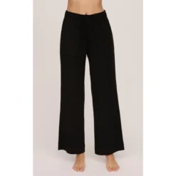 90 Degree By Reflex Marled Pique Daisy Wide Leg Pant With Side Pockets -Trendy Women GUEST 70b3d1e3 5dbd 4d85 b571 3dd3a84bfc06