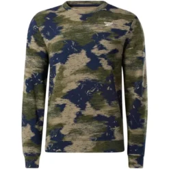 Reebok Identity Modern Camo Fleece Crew Sweatshirt Mens -Trendy Women GUEST 70f17499 cfb3 43aa 8a71 6c2d9920259c