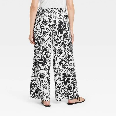 Women's Relaxed Fit Wide Leg Pants - Knox Rose™ 1 Women's Relaxed Fit Wide Leg Pants - Knox Rose™