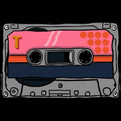 Junior's Design By Humans Music Cassette. By Danomore T-Shirt 1 Junior's Design By Humans Music Cassette. By Danomore T-Shirt