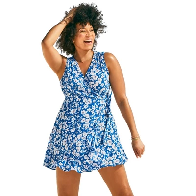 Swimsuits For All Women’s Plus Size Side Tie Dress 3 Swimsuits For All Women’s Plus Size Side Tie Dress - Image 3