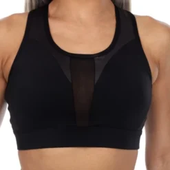 Women's Racer Back Sports Bra Black - White Mark -Trendy Women GUEST 745782c1 ec19 4437 8e91 539044d3409d